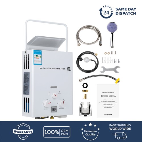 Portable gas water heater lpg - water,