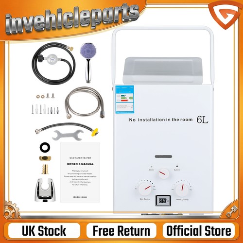 Tankless gas water heater - 6l,